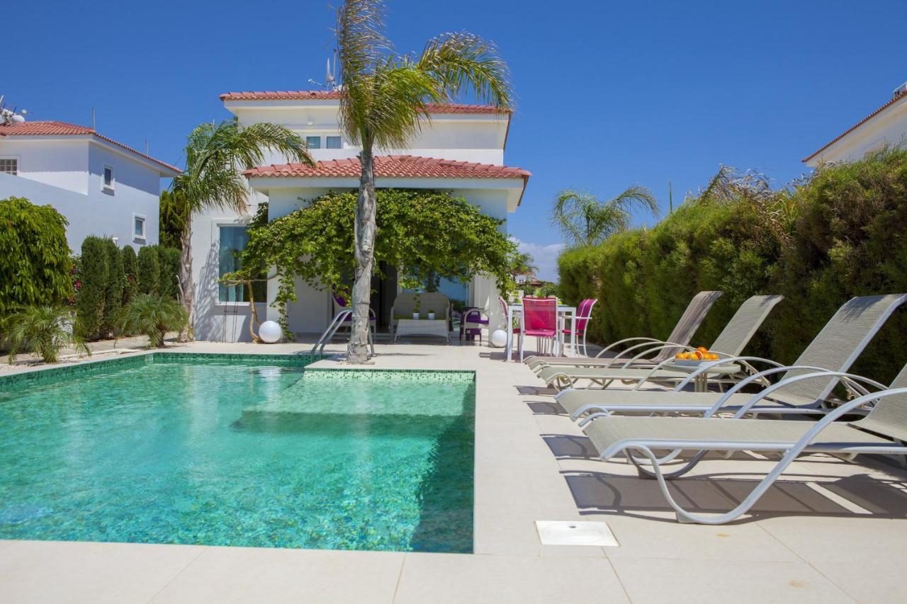 Ayia Thekla Seafront Villa Lavender Ayia Napa Exterior foto